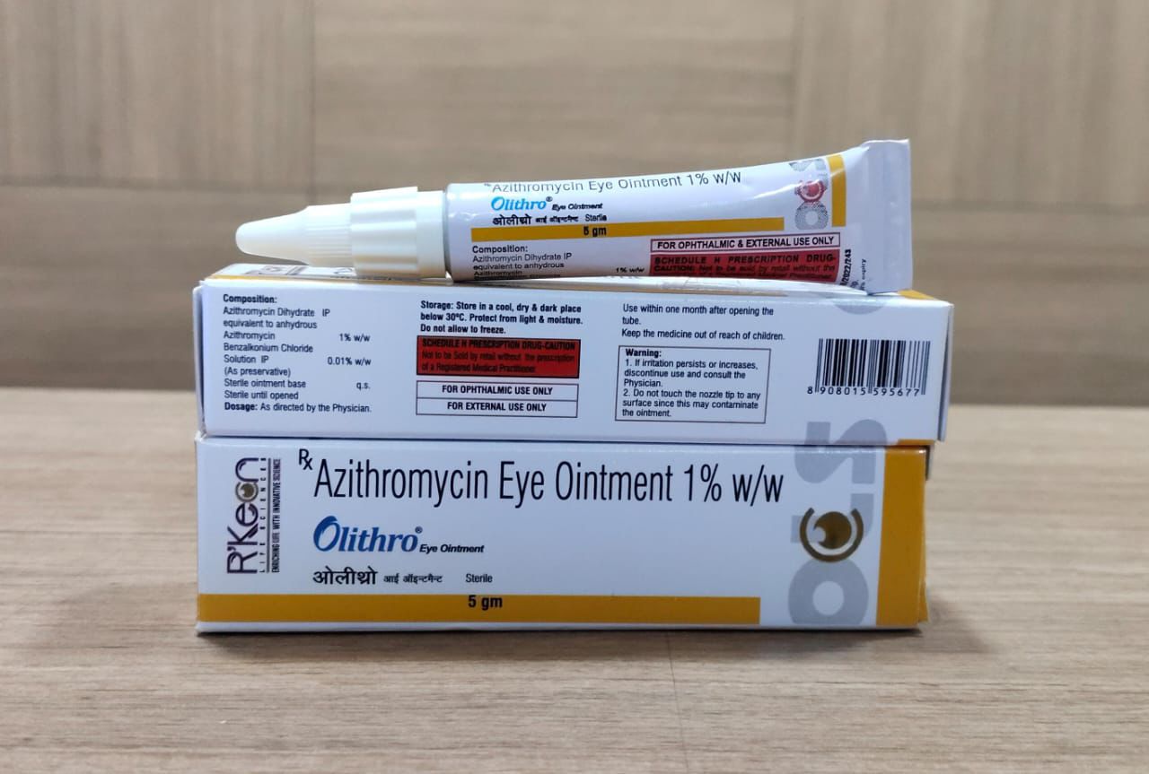 AZITHROMYCIN EYE OINTMENT 1 PERCENT W W